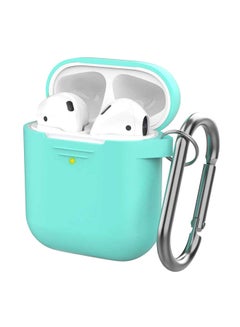 Silicone Case Cover For Apple AirPods 1/2 Mint Green