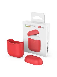 Silicone Case Cover For Apple AirPods 1/2 Red - v1562328861/N26499569A_2