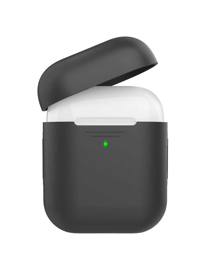 Ahastyle Silicone Case Cover For Apple AirPods 1/2 Black - Image 1