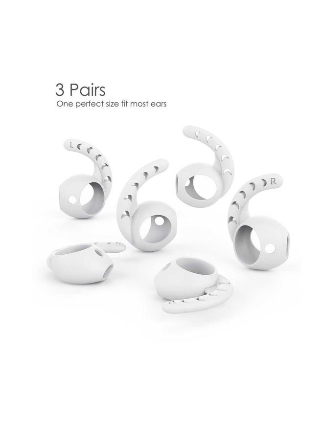 Ahastyle - Earhooks For Apple AirPods 1/2 White - Image 1
