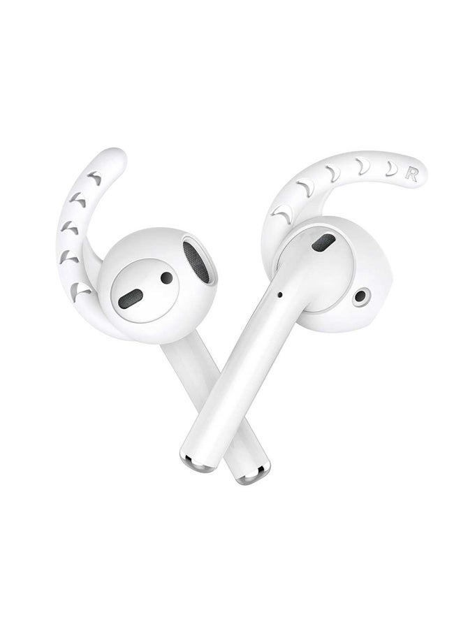 Ahastyle - Earhooks For Apple AirPods 1/2 White - Image 1