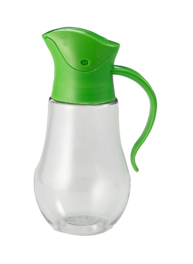 Home Concept Auto Flip Oil Bottle Green/Clear 18x9x9centimeter 
