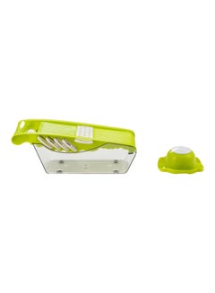 Home Concept Multi-Fuctional Vegetable Slicer Green/Clear/White 30x10x12centimeter  - Image 1