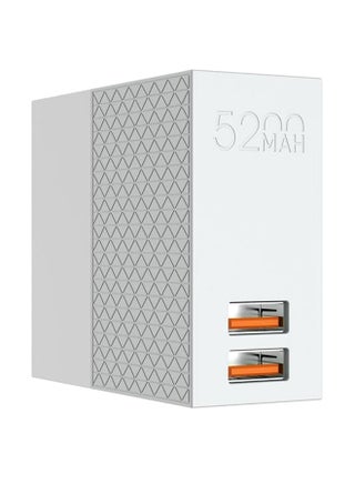 5200.0 mAh Portable Power Bank White - v1562333981/N27149382A_1