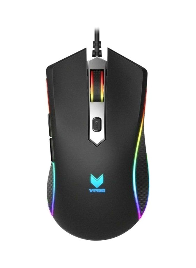 Rapoo Optical Gaming Mouse Black/Silver - Image 1
