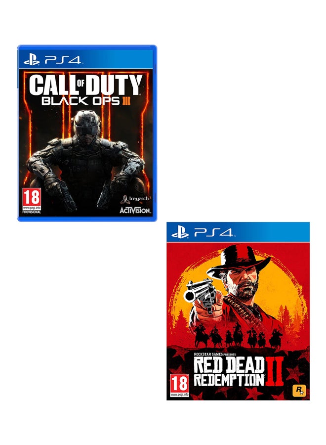Activision Call Of Duty: Black Ops 3 + Red Dead Redemption 2 - playstation_4_ps4  - Image 1