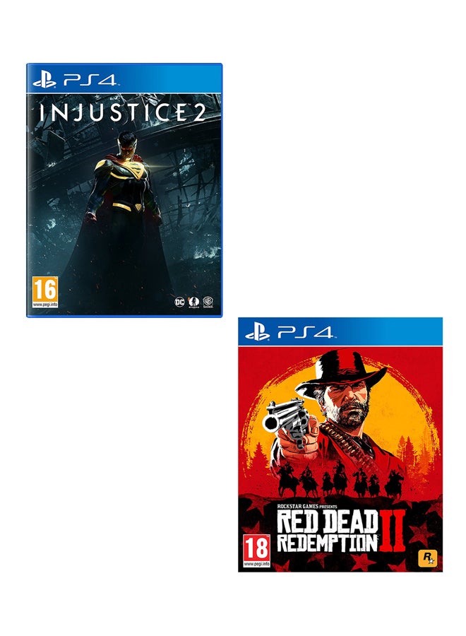 Rockstar Games Injustice 2 + Red Dead Redemption 2 - PlayStation 4 (PS4) - action_shooter - playstation_4_ps4  - Image 1