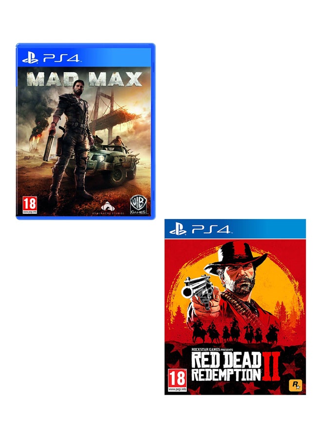 WB Games - Mad Max + Red Dead Redemption 2 - playstation_4_ps4 - Image 1