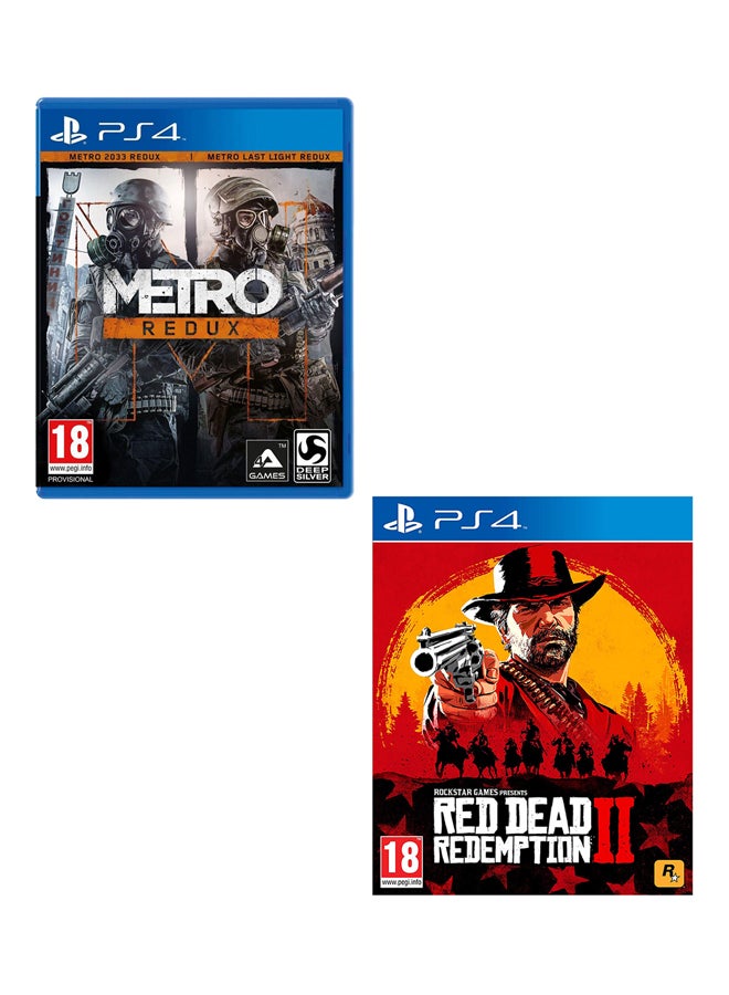 Metro Redux + Red Dead Redemption 2  -  PlayStation 4 - playstation_4_ps4 - v1562411482/N27518062A_1