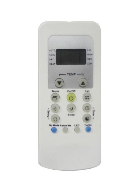 Remote Control For Carrier QHE Air Condition White