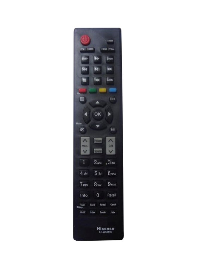 Remote Control For Hisense Television hes22641HS Black/Blue/Red 