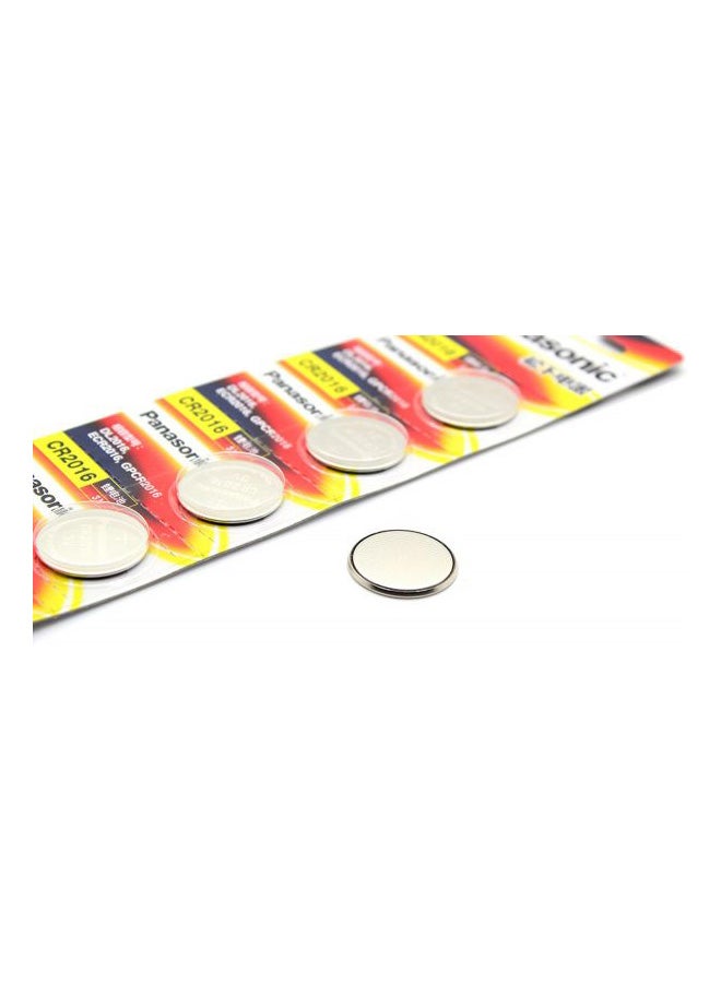 Panasonic Pack Of 5 Lithium Coin Battery Silver  - Image 3