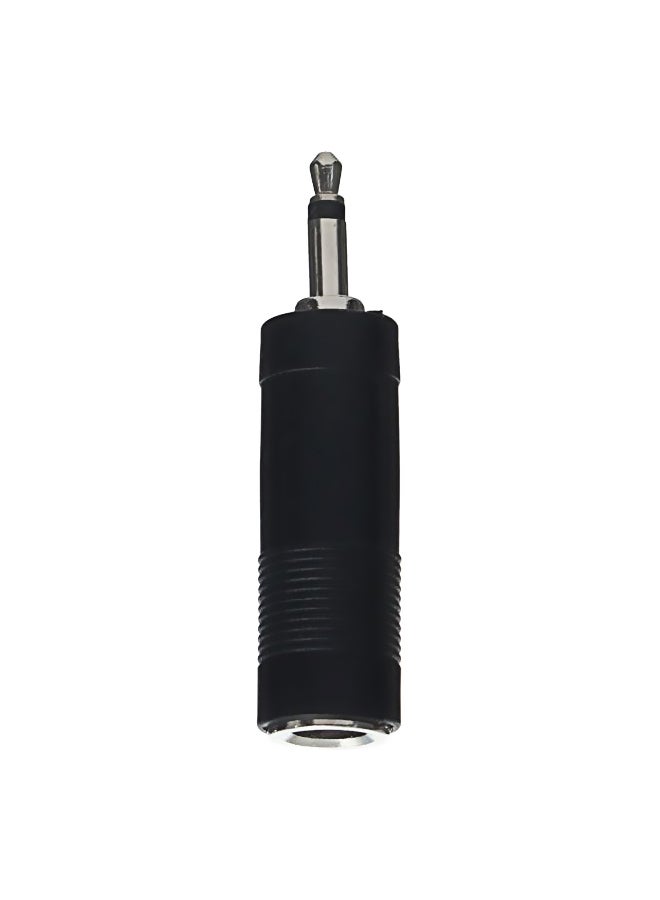 3.5mm To 6.5mm Audio Splitter Black/Silver