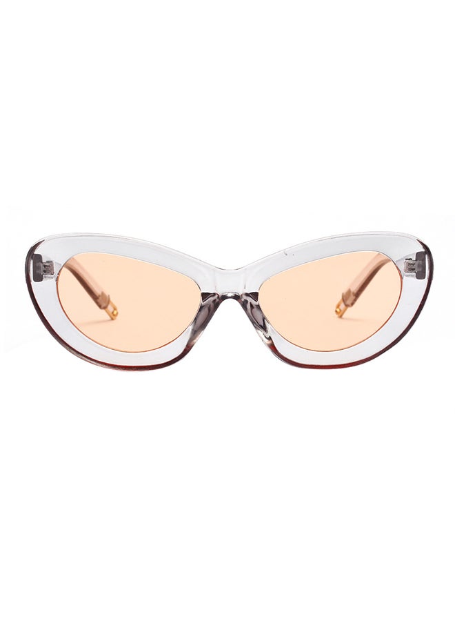 Vintage Small Frame Cat-Eye Retro Sunglasses - Lens Size: 58 mm - Image 1