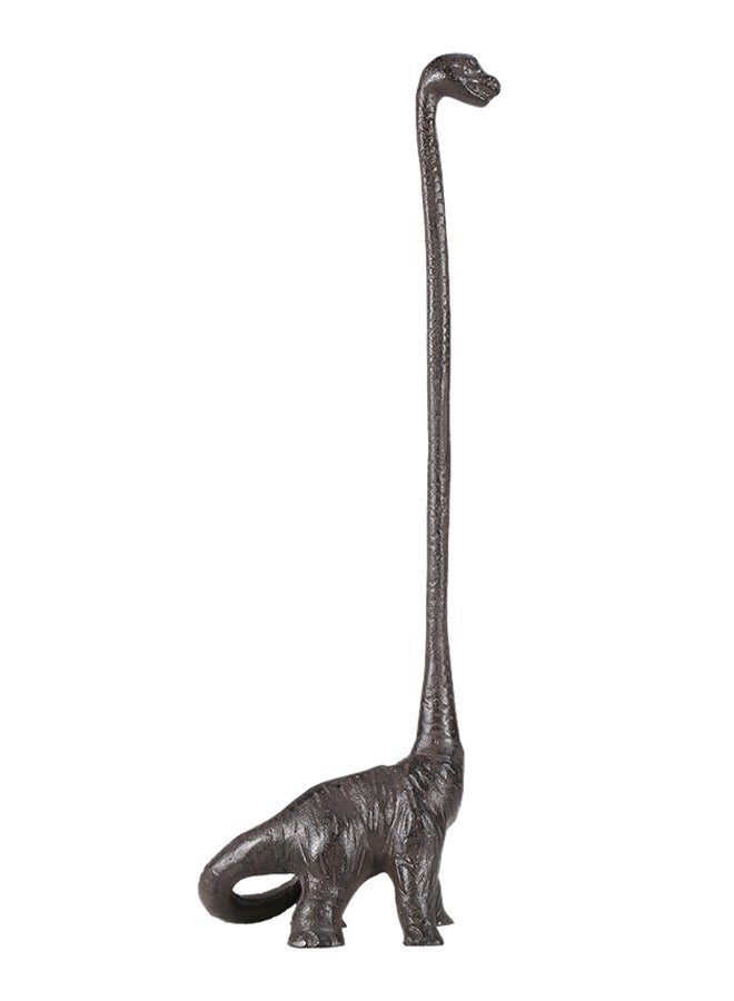 TOOARTS Dinosaur Paper Towel Holder Figurine Grey 11x8x36centigram - Image 3