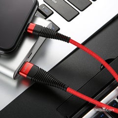 FLOVEME High Speed Data Cable For Apple iPhone Red  - Image 2