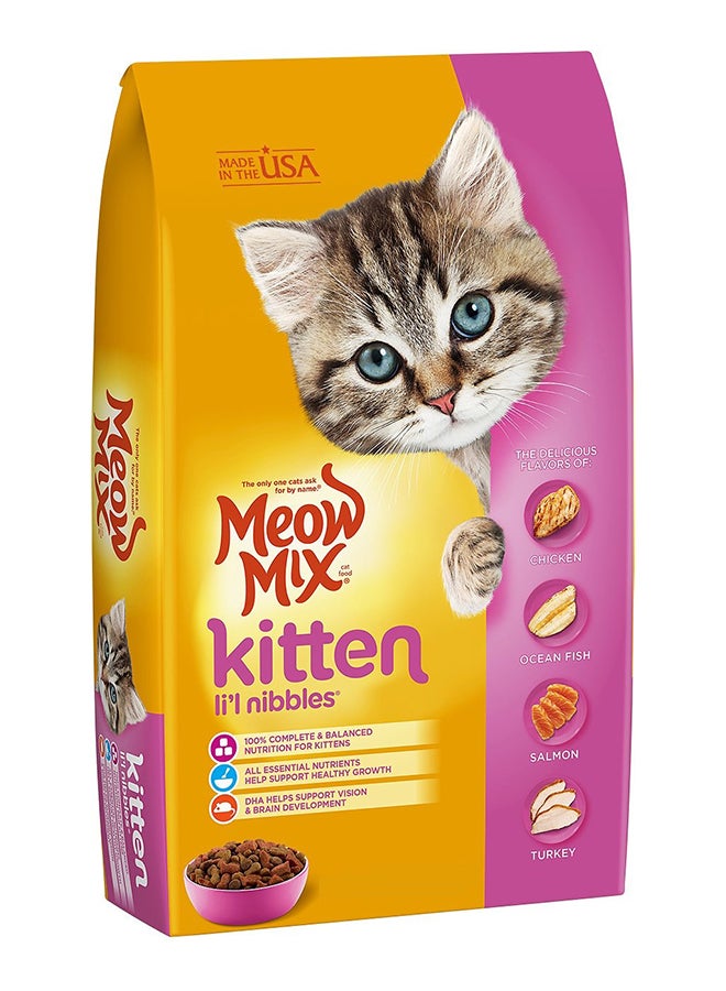Meow Mix - Kitten Li'l Nibbles Food 1.43kg - Image 1