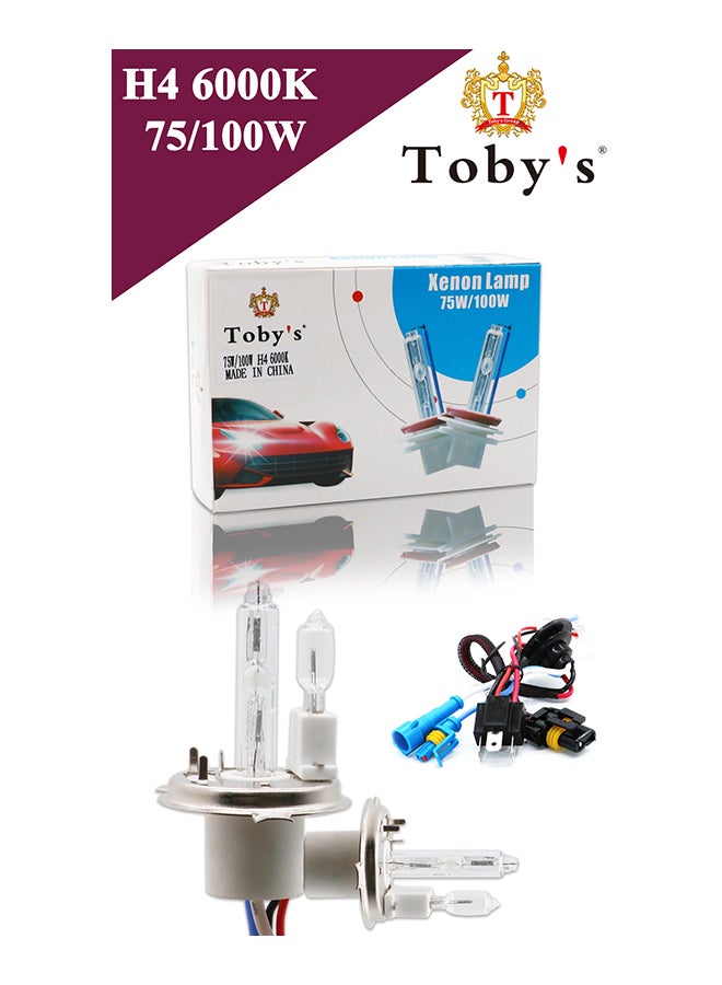 Toby's 75W-100W Bulb H4 12V DC HID Xenon  - Image 1