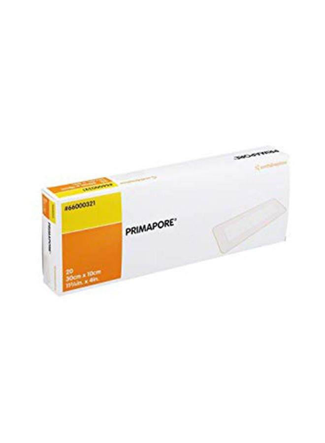 Primapore 20-Piece Adhesive Wound Dressing Pad