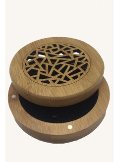 boscage Wooden Incense Stick Burner Case Storage Box Brown 9 x 9cm  - Image 2