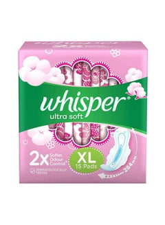 Ultra Soft Sanitary Napkin, 15 Count XL