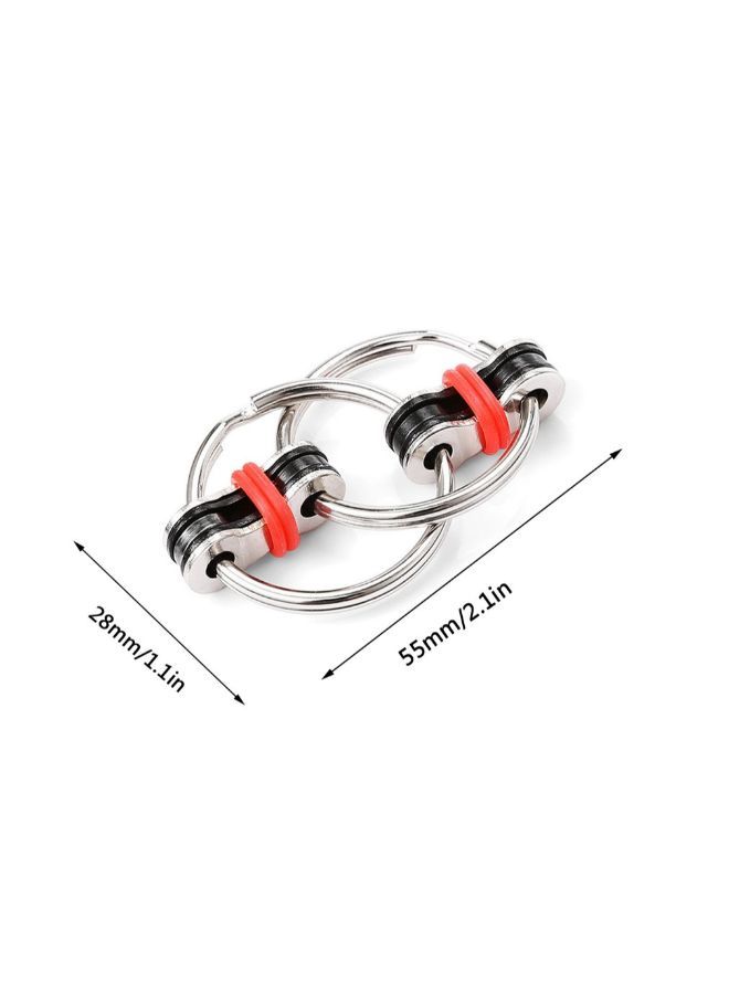 4-Piece Finger Key Ring Hand Spinner - Image 3