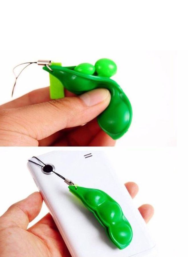 3-Piece Squishy Beans Squeeze Gadgets Keychain Toy  - Image 3