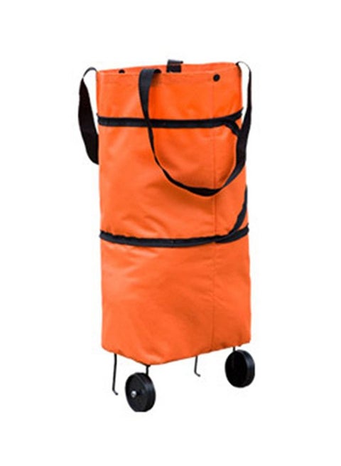 Foldable Shopping Trolley Wheel Bag Multicolour