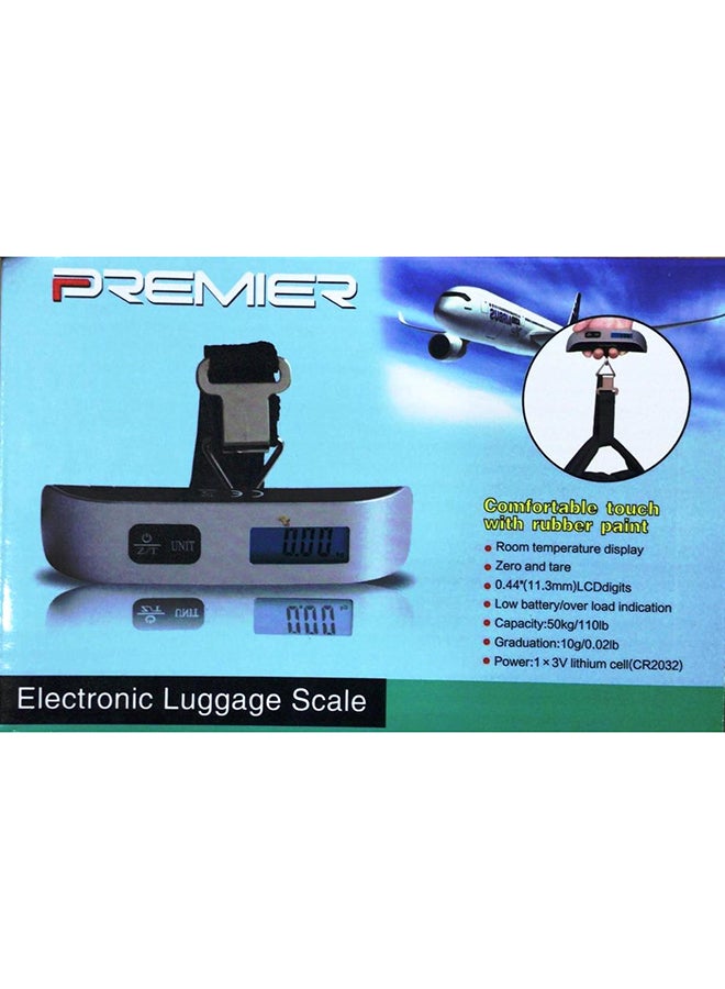 Premier Electronic Luggage Scale Silver  - Image 3