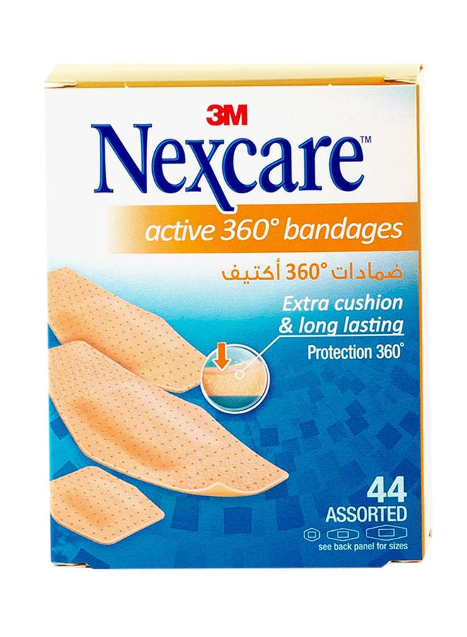 Nexcare Active 360 Degree Bandages - 44 Assorted  - Image 1