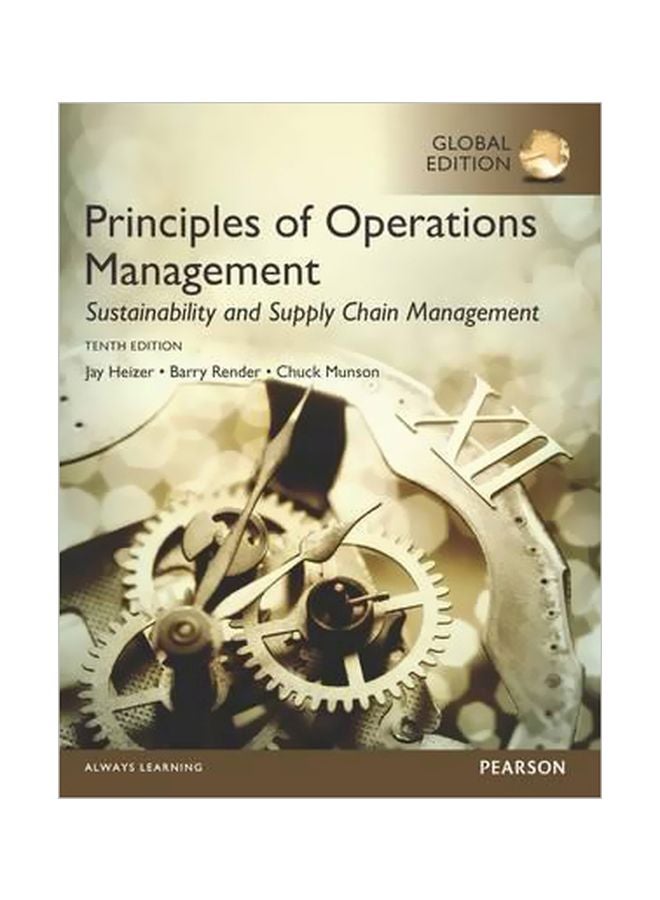Principles Of Operations Management: Sustainability And Supply Chain Management Paperback English by Jay Heizer - 23 June 2016 