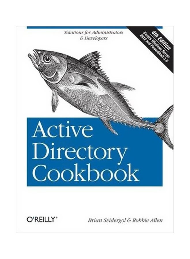 Active Directory Cookbook Paperback English by Brian Svidergol - 1 July 2013 