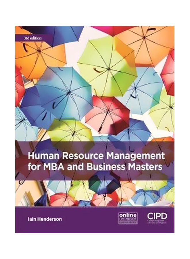Human Resource Management For MBA And Business Masters Paperback English by Iain Henderson - 31 January 2017 