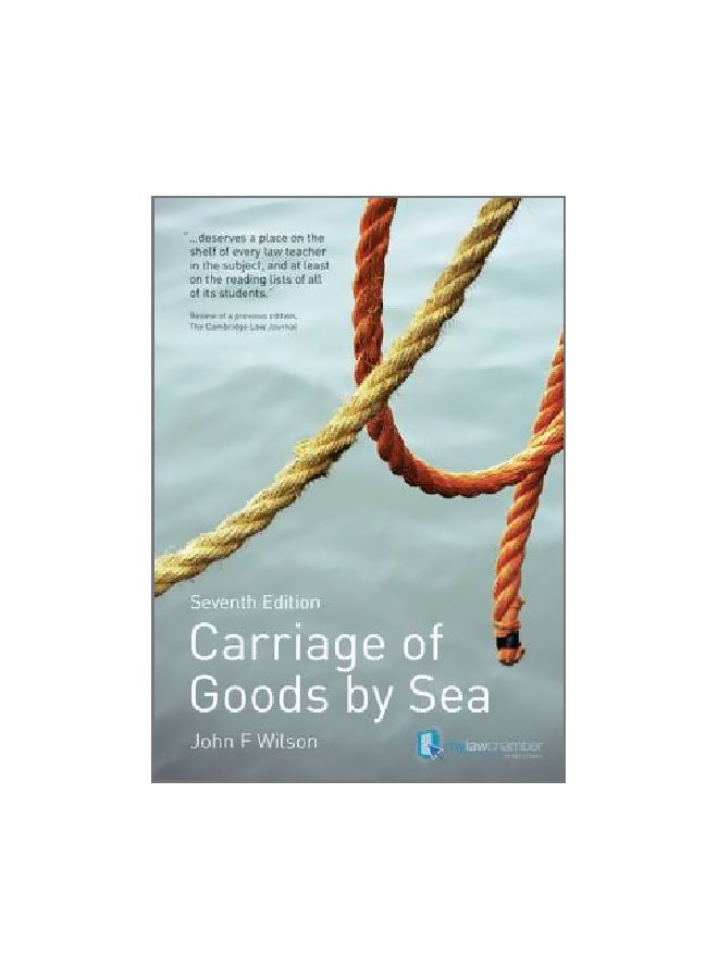 Carriage Of Goods By Sea Paperback English by John F. Wilson - 24 June 2010