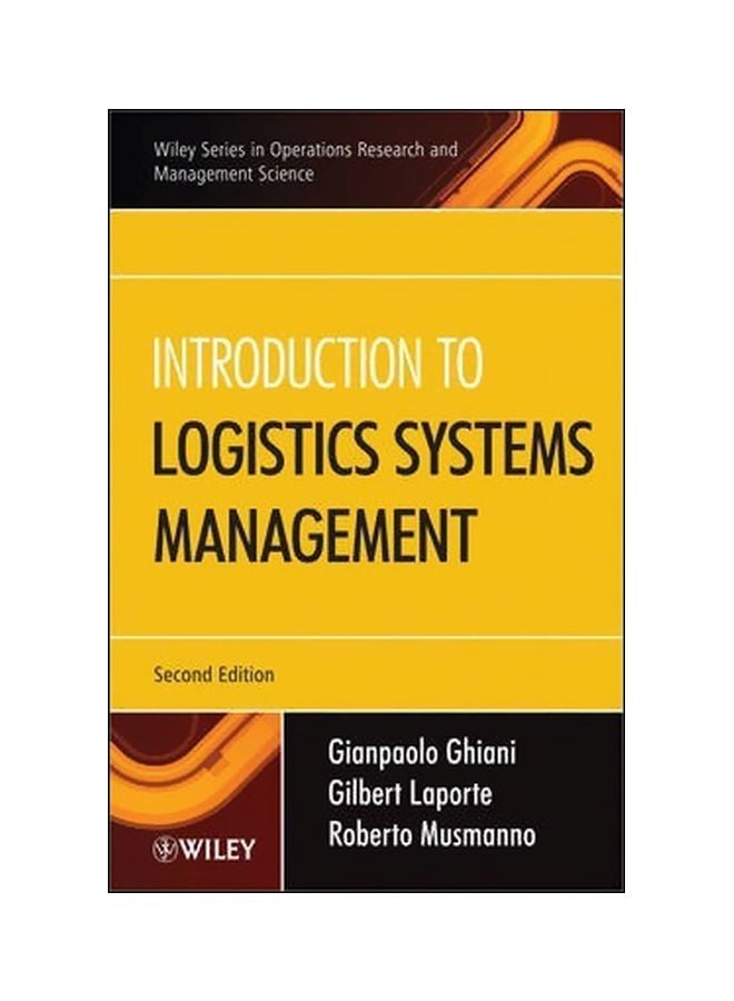 Introduction To Logistics Systems Management Hardcover English by Gianpaolo Ghiani - 1 April 2013 