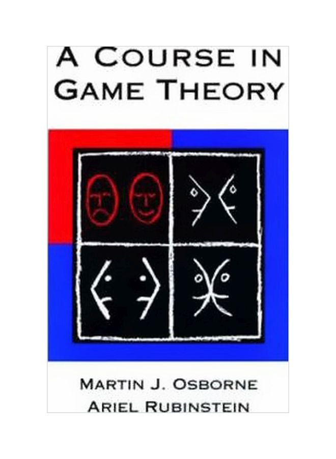 A Course In Game Theory Paperback English by Martin J. Osborne - 12 July 1994
