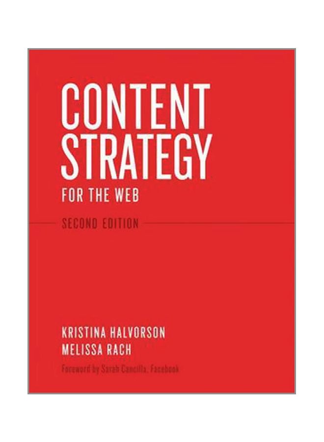 Content Strategy For The Web Paperback English by Kristina Halvorson - 22 March 2012