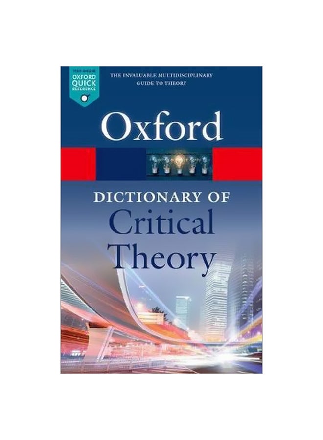 A Dictionary Of Critical Theory Paperback English by Ian Buchanan - 15-04-2018