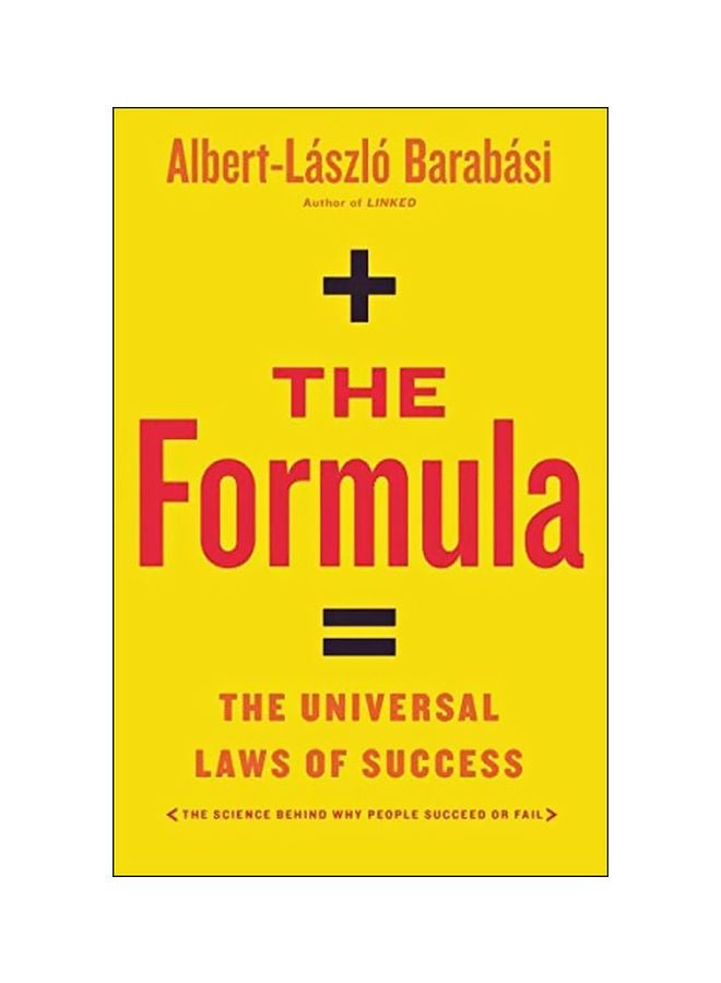 Formula: The Universal Laws Of Success Paperback English by Albert-Laszlo Barabasi - 06-11-2018