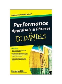 Performance Appraisals And Phrases For Dummies Paperback English by Ken Lloyd - 08-09-2009 