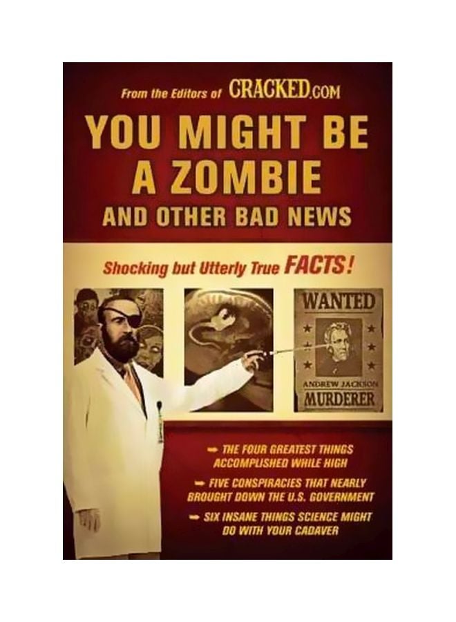 You Might Be A Zombie And Other Bad News Paperback English by Cracked - 28-12-2010