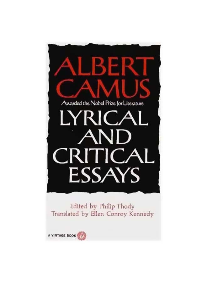Lyrical And Critical Essays Paperback English by Albert Camus - 01-12-1985