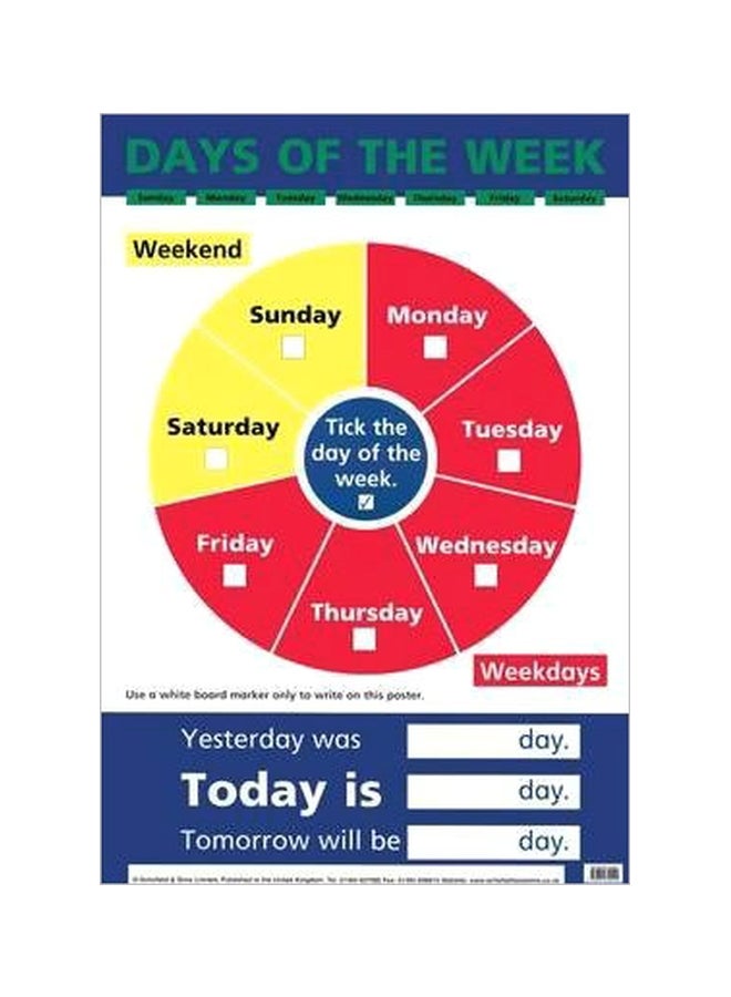 كتاب Days Of The Week ورقة ضائعة الإنجليزية - 31-05-1995