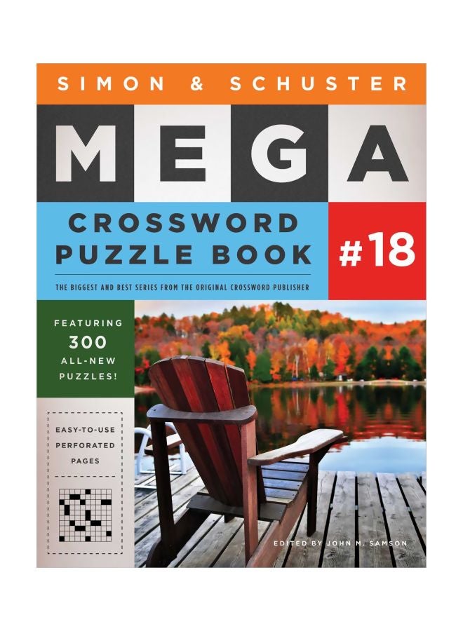 Mega Crossword Puzzle Book: 18 Paperback English by John M. Samson - 01-10-2018 
