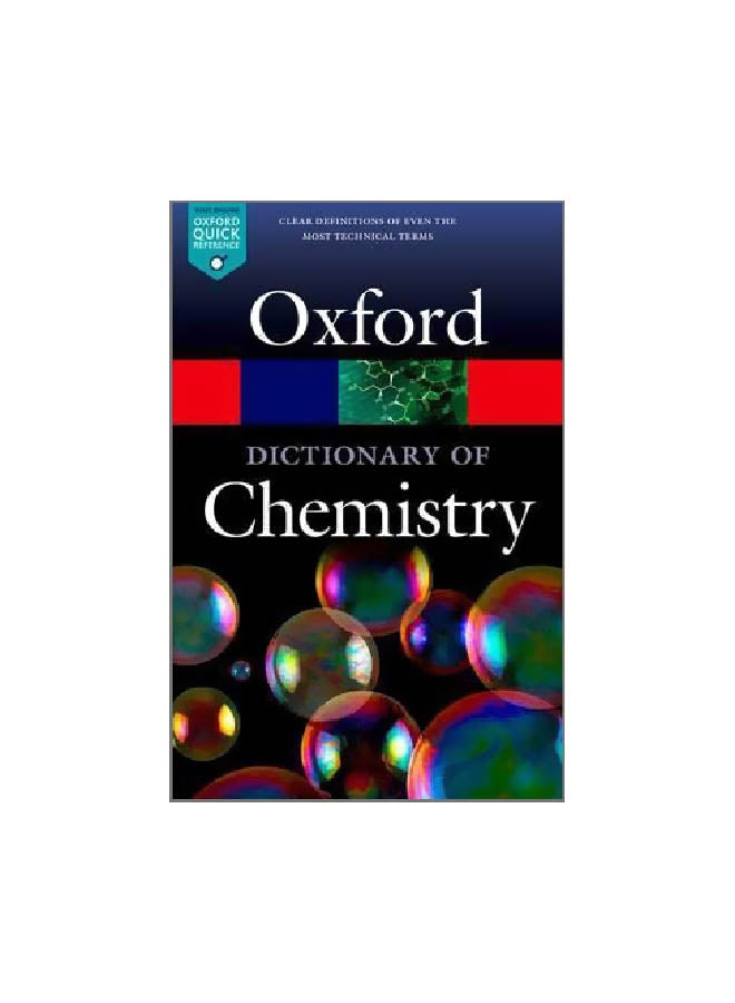 A Dictionary Of Chemistry Paperback English by Richard Rennie - 01-12-2016
