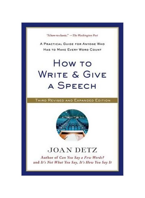 How To Write And Give A Speech Paperback English by Joan Detz - 02-04-2014
