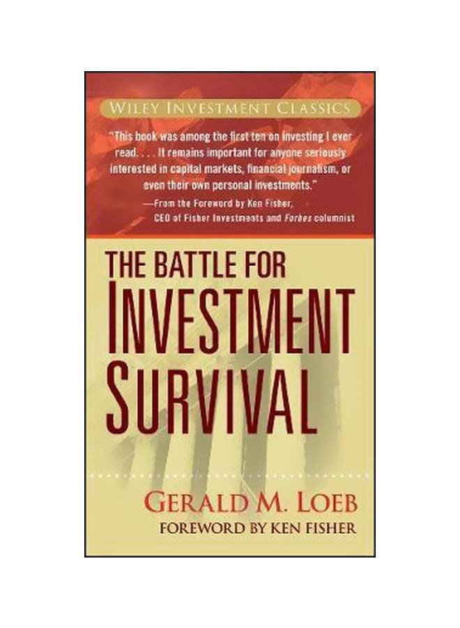 The Battle For Investment Survival Hardcover English by Gerald M. Loeb - 11-06-2007 