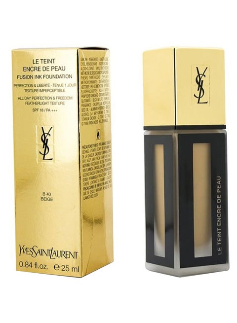 Le Teint Encre De Peau Fusion Ink Foundation B40 Beige