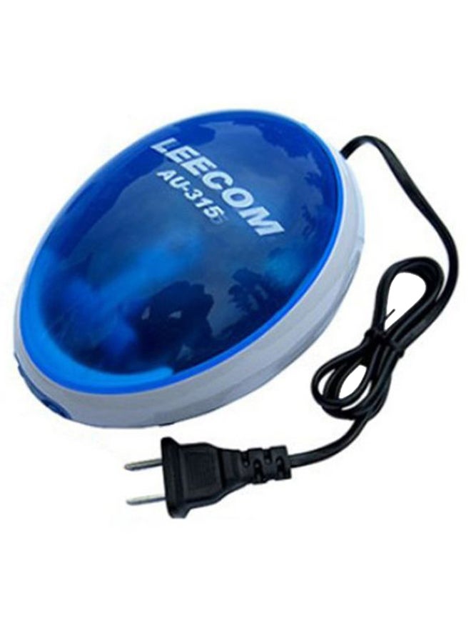 Generic Ultra Silent Aquarium Air Compressor Pump White/Blue 