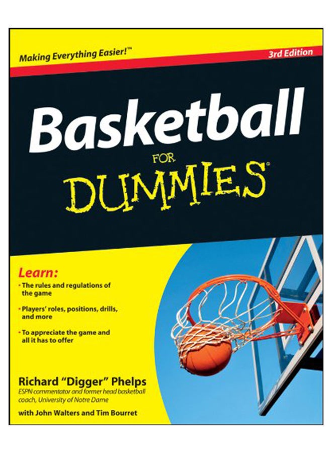Basketball For Dummies Paperback English by Richard Phelps - 40830 